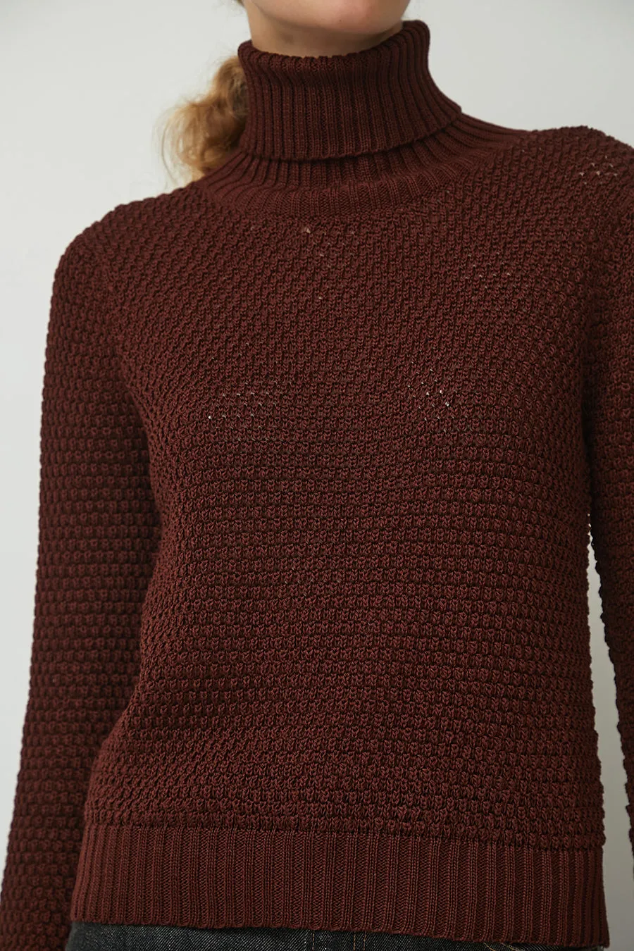 M Patmos Gabe Turtleneck in Berry sold by No. 6 product image thumbnail 3