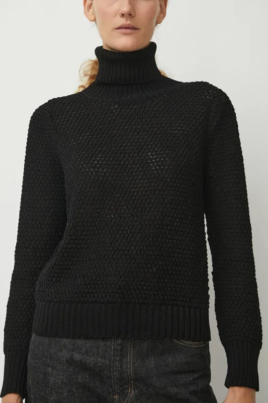 M Patmos Gabe Turtleneck in Black sold by No. 6
