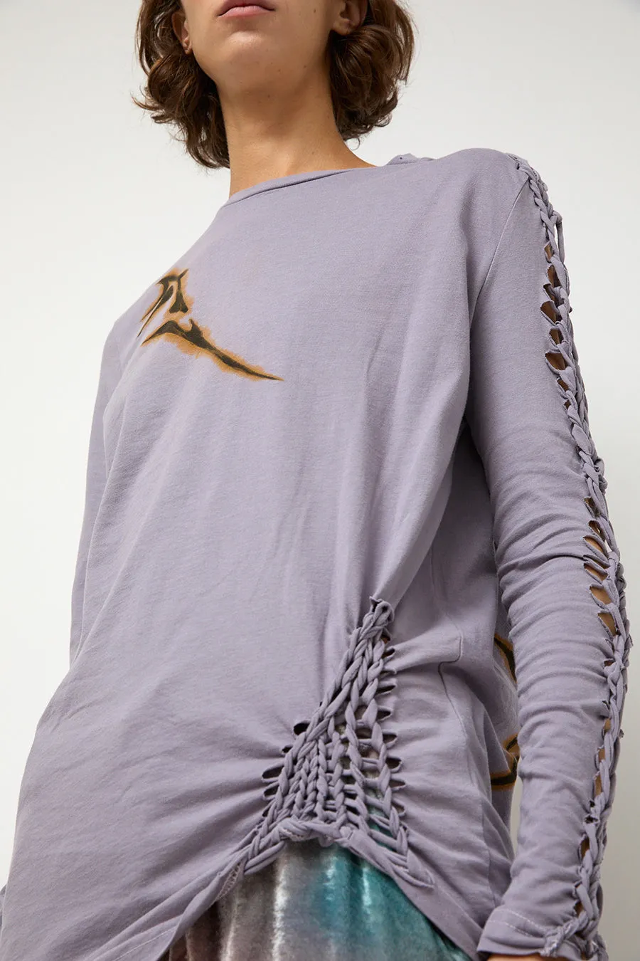 Collina Strada Tosh Long Sleeve Tee in Mauve sold by No. 6 product image thumbnail 3