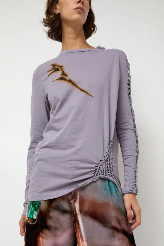 Collina Strada Tosh Long Sleeve Tee in Mauve sold by No. 6