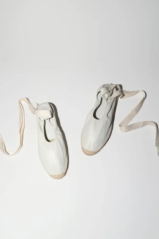 Hereu Caprala Espadrille in Cream made by No. 6