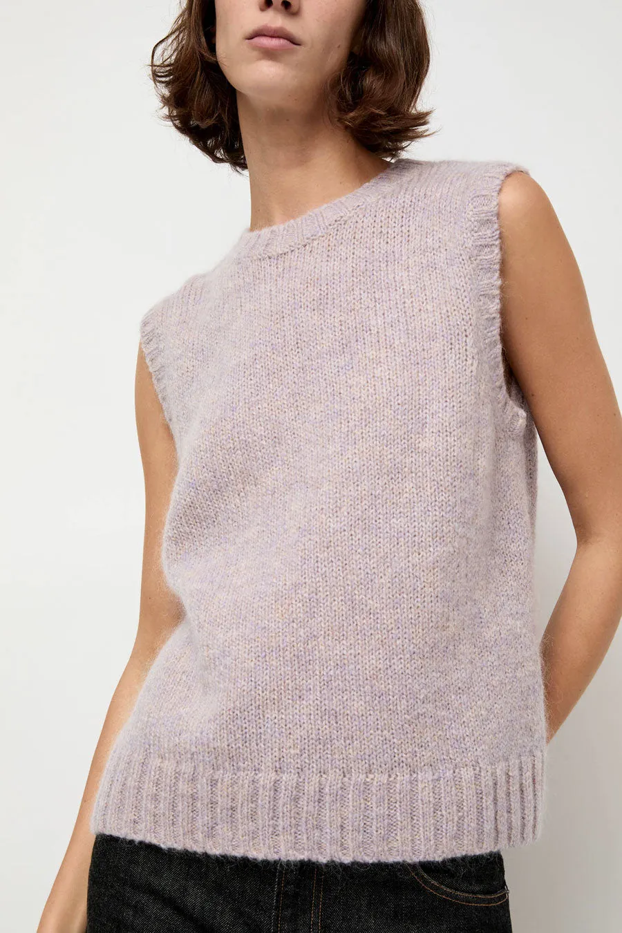 Rue Blanche Ash Vest in Glycine sold by No. 6 product image thumbnail 4