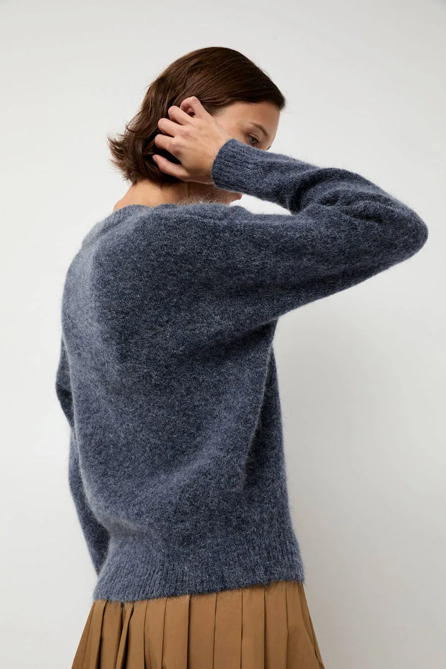 Rue Blanche Mokid Sweater in Storm sold by No. 6 product image thumbnail 3