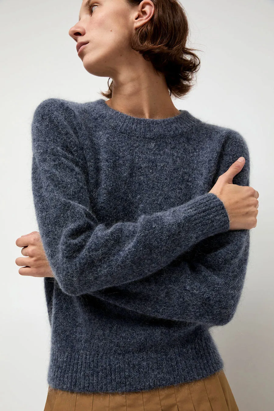 Rue Blanche Mokid Sweater in Storm sold by No. 6
