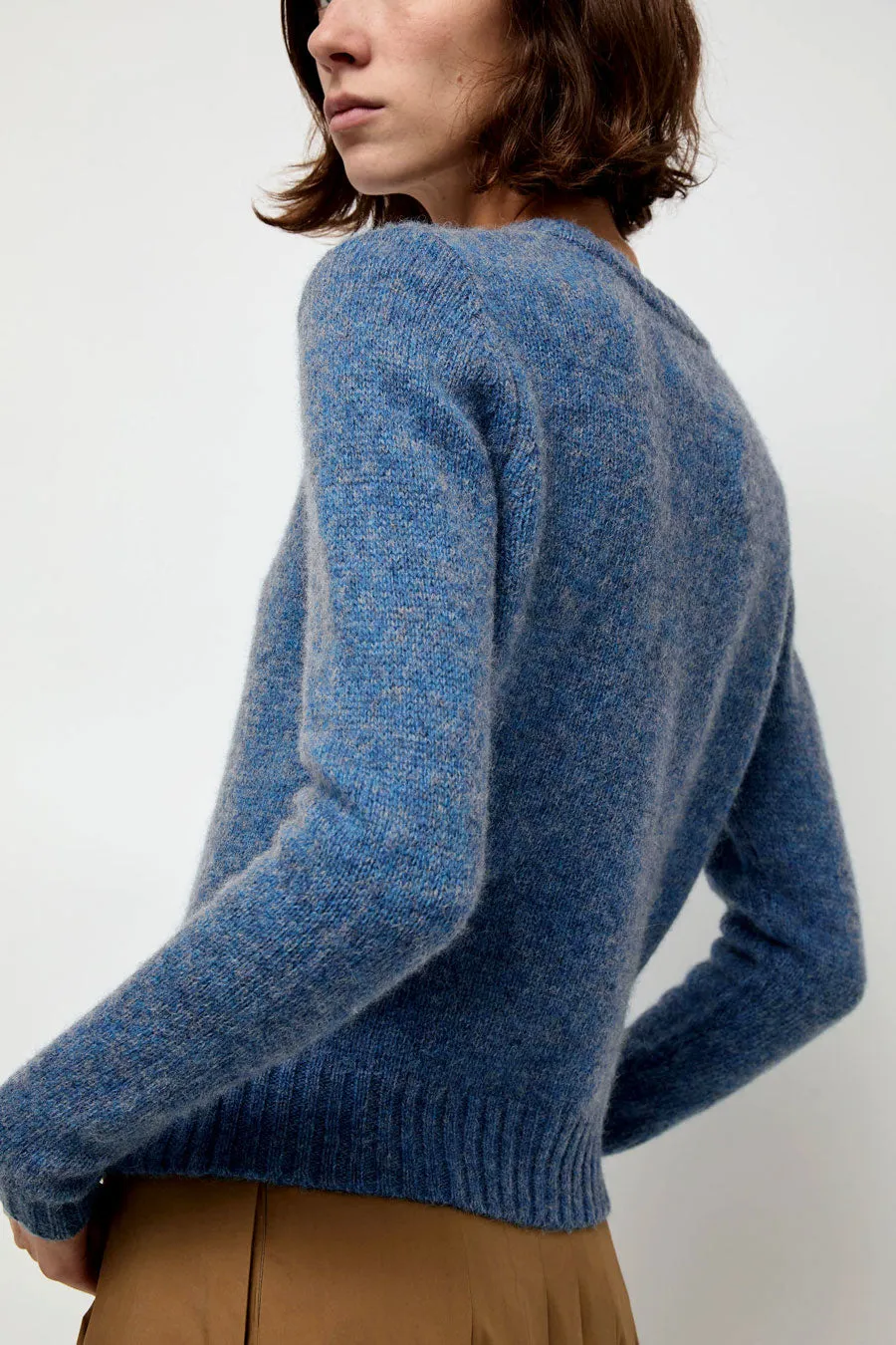 Rue Blanche Scottish Cardigan in Greekblue sold by No. 6 product image thumbnail 4