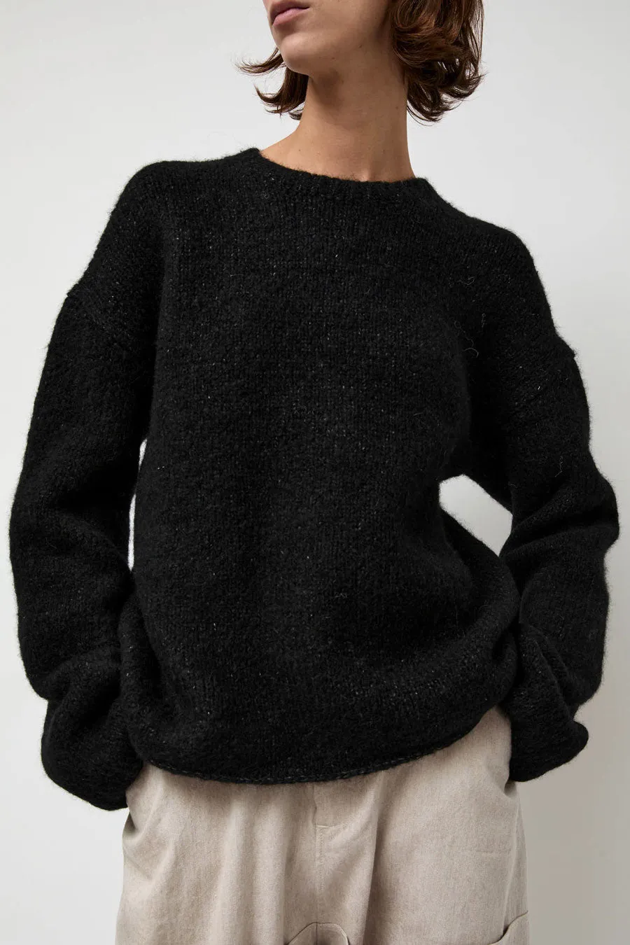 Lauren Manoogian Vello Crewneck in Black sold by No. 6 product image thumbnail 3