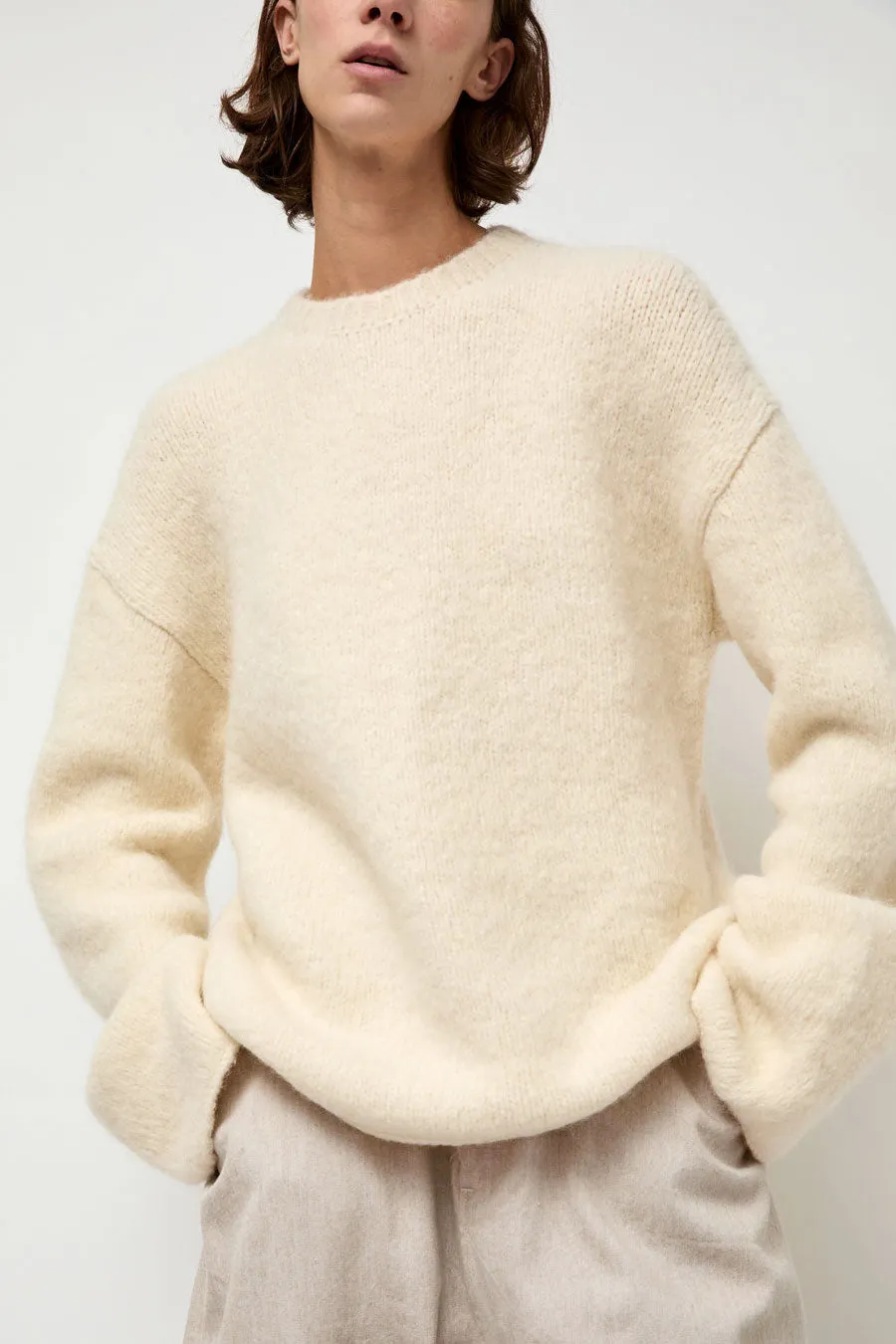 Lauren Manoogian Vello Crewneck in Raw White sold by No. 6 product image thumbnail 4