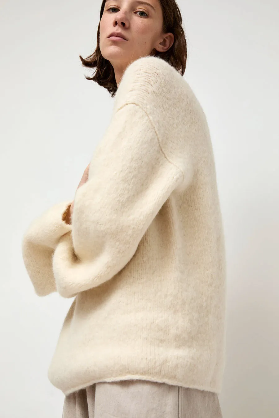 Lauren Manoogian Vello Crewneck in Raw White sold by No. 6 product image thumbnail 2