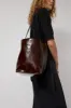 Modern Weaving Single Strap Crossbody Bag in Burgundy sold by No. 6