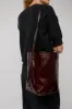 Modern Weaving Single Strap Crossbody Bag in Burgundy sold by No. 6