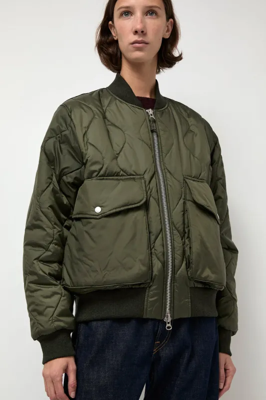 YMC x Lavenham Bomber Jacket in Olive sold by No. 6