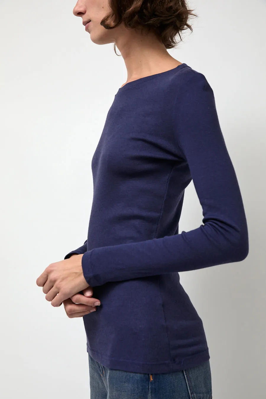 Rue Blanche Cashcot Rond T-Shirt in Night sold by No. 6 product image thumbnail 2