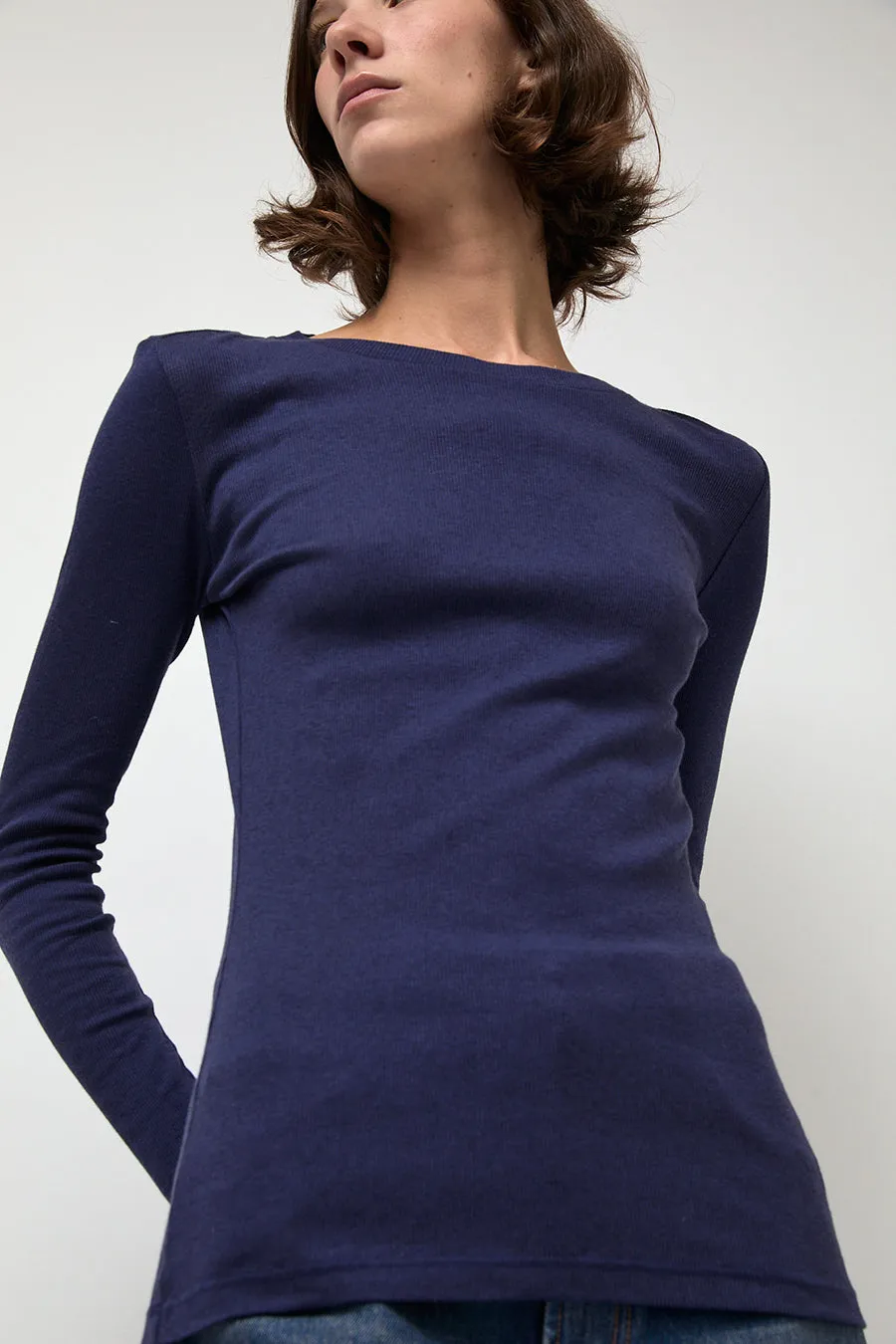 Rue Blanche Cashcot Rond T-Shirt in Night sold by No. 6 product image thumbnail 4