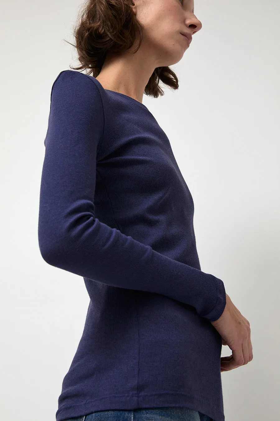 Rue Blanche Cashcot Rond T-Shirt in Night sold by No. 6 product image thumbnail 3