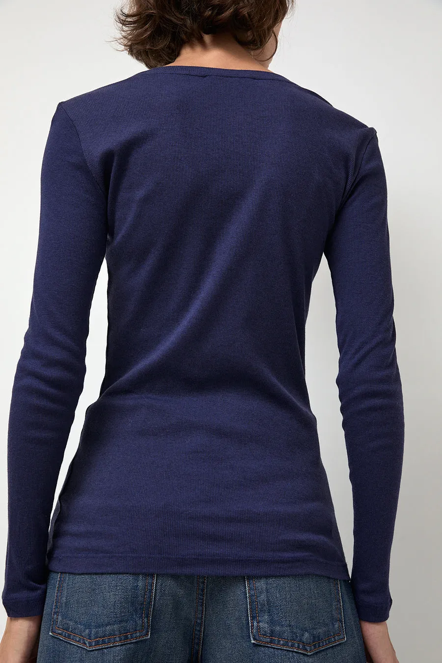 Rue Blanche Cashcot Rond T-Shirt in Night sold by No. 6 product image thumbnail 5