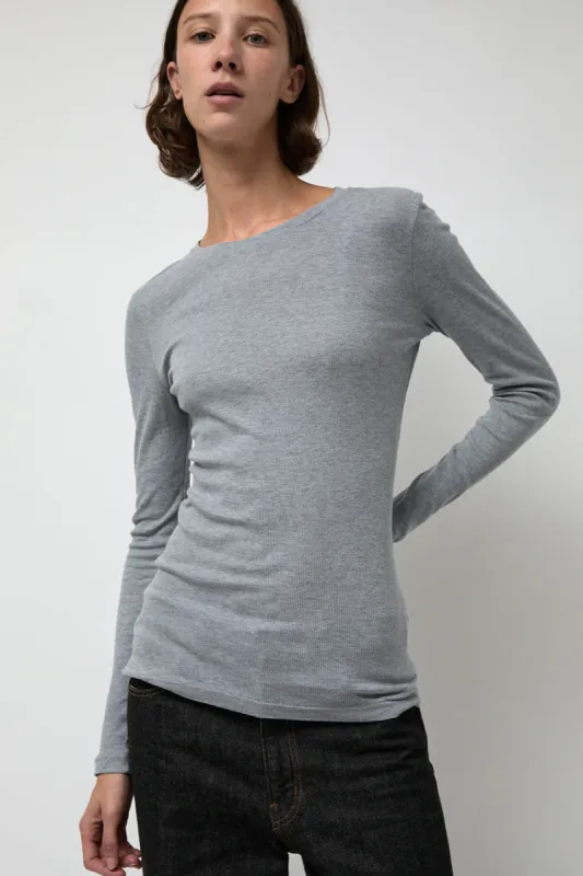 Rue Blanche Cashcot Rond T-Shirt in Cloud sold by No. 6