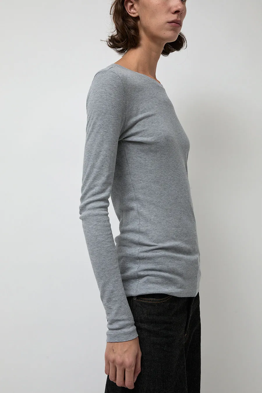 Rue Blanche Cashcot Rond T-Shirt in Cloud sold by No. 6 product image thumbnail 3