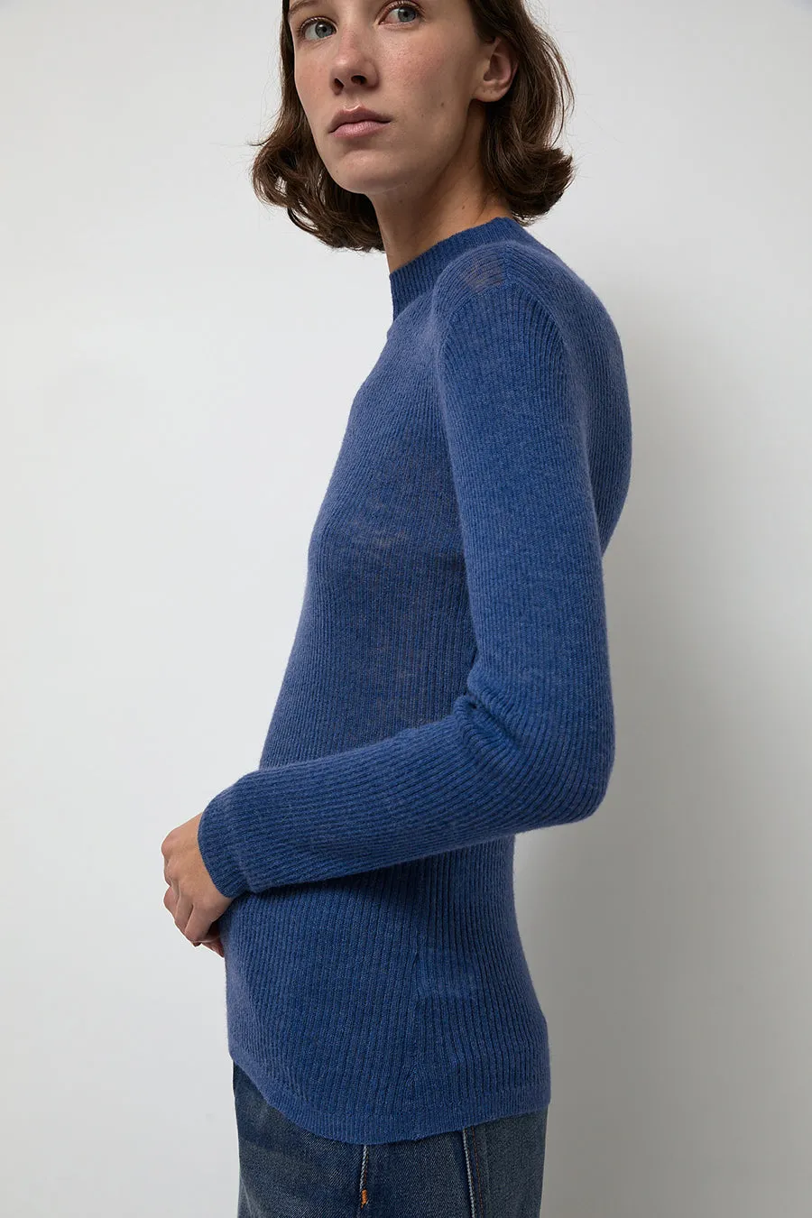 Rue Blanche Ribalpa Turtleneck in Blue sold by No. 6 product image thumbnail 2