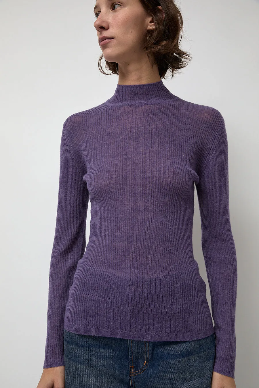 Rue Blanche Ribalpa Turtleneck in Lilac sold by No. 6