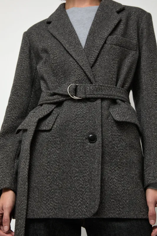 Rue Blanche Aki Jacket in Grey sold by No. 6