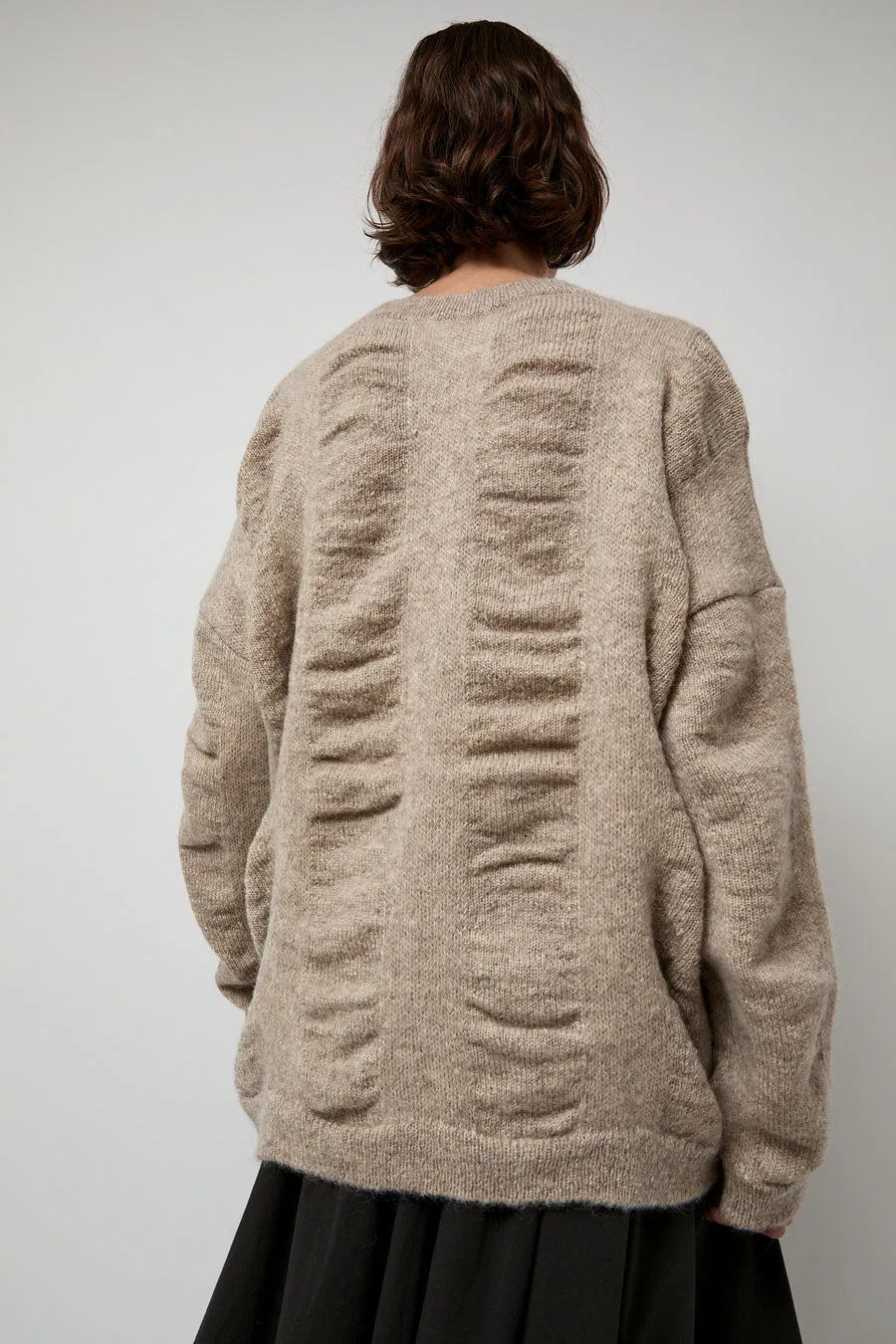 Black Crane Waterfall Sweater in Natural sold by No. 6 product image thumbnail 5