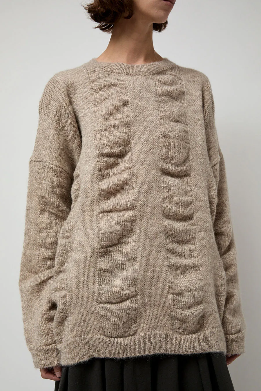 Black Crane Waterfall Sweater in Natural sold by No. 6 product image thumbnail 4