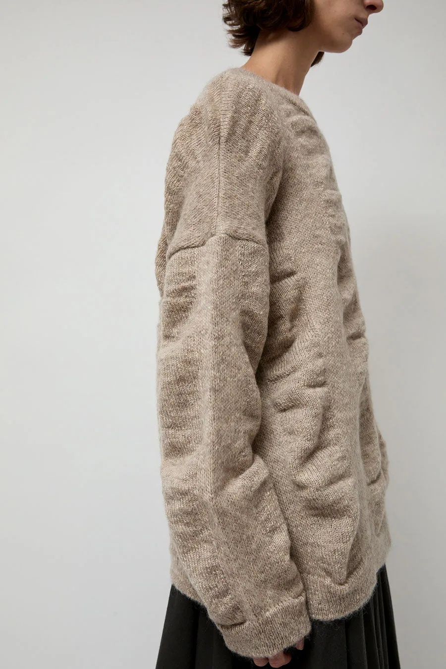 Black Crane Waterfall Sweater in Natural sold by No. 6 product image thumbnail 2