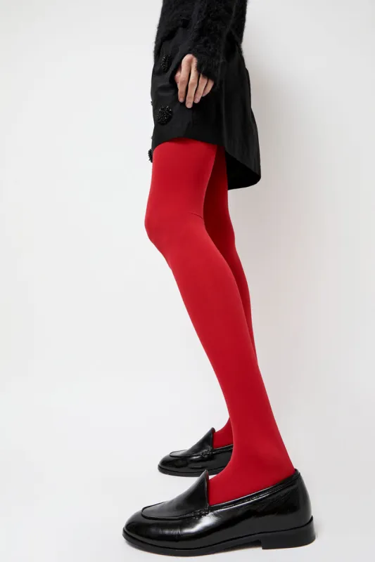 Maria La Rosa Lycra Tights in Red sold by No. 6