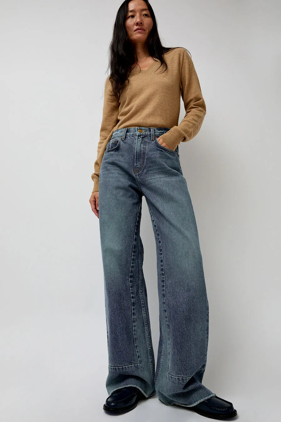B Sides Marcel Culotte in Liesl Blue sold by No. 6