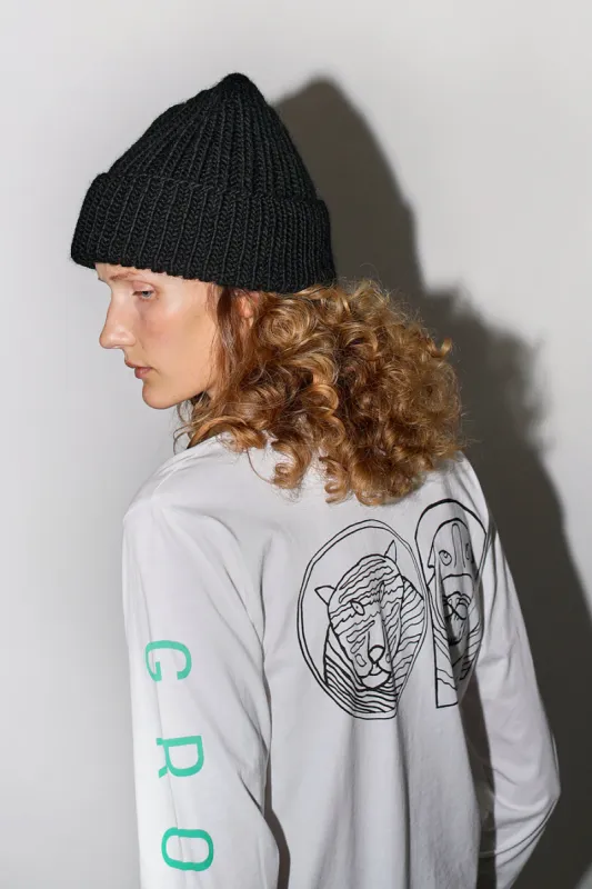 Muhlbauer Lennon Fold Up Beanie in Black made by No. 6