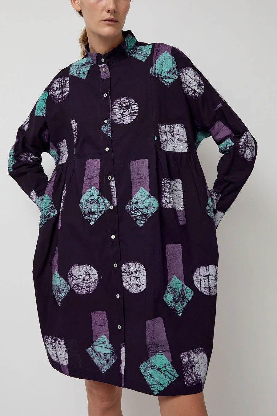 Osei Duro Press Dress in Location sold by No. 6