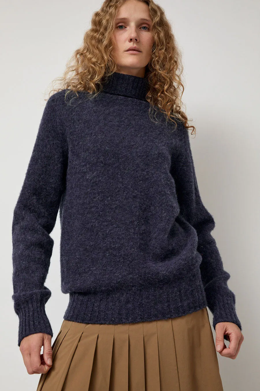 HOWLIN' Sylvester Turtleneck in Denim sold by No. 6