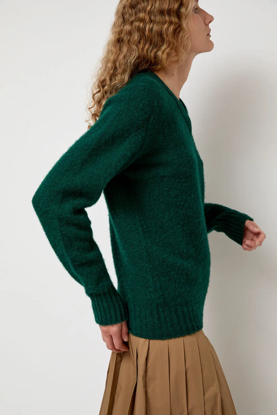 HOWLIN' Future Memories V Neck Sweater in Forest sold by No. 6 product image thumbnail 2