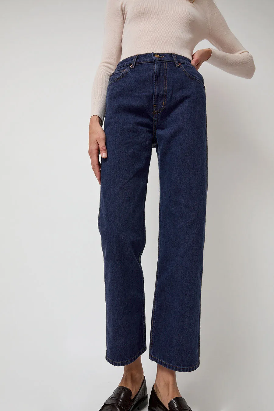 B Sides Plein High Rise Straight in Van Blue sold by No. 6 product image thumbnail 2