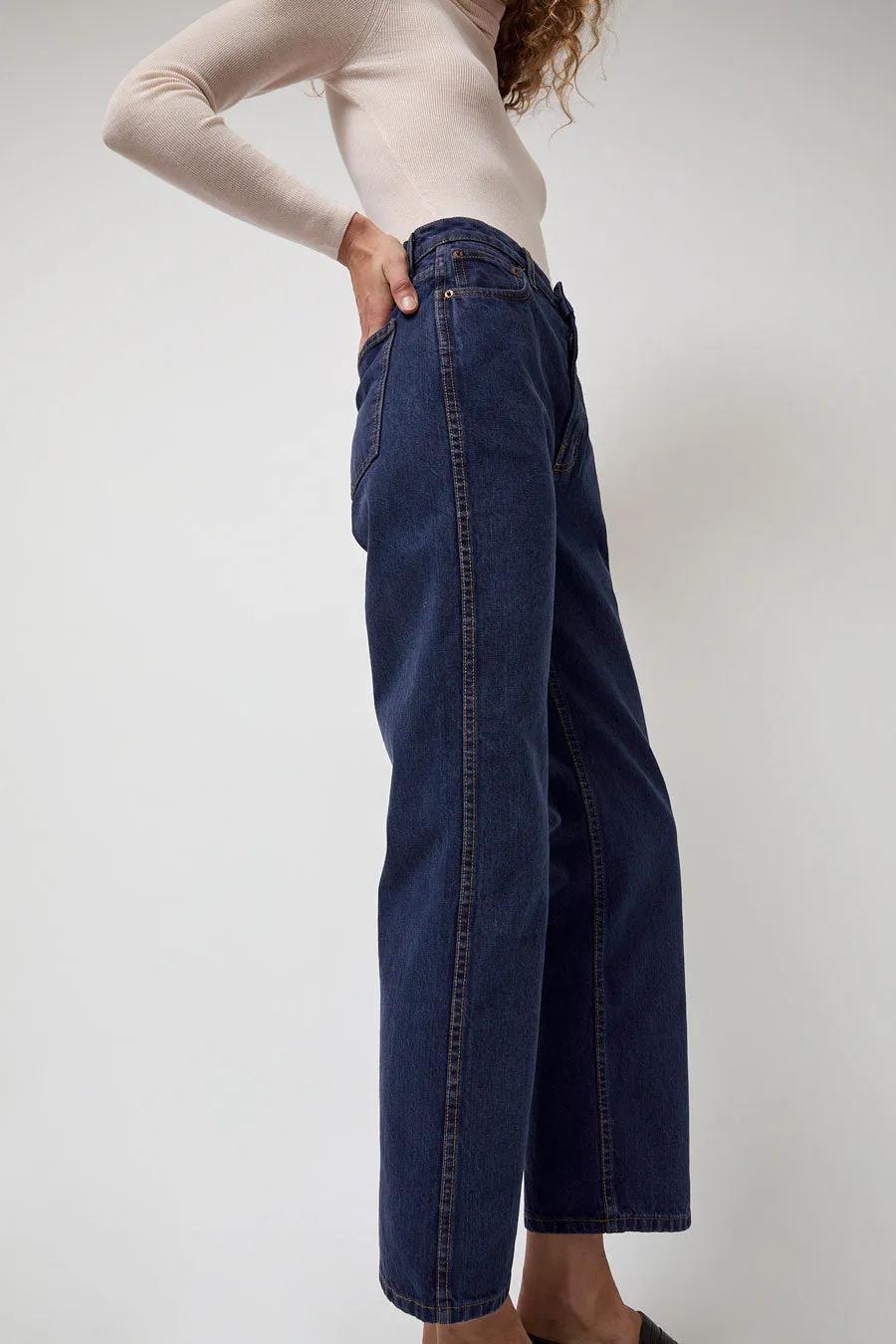 B Sides Plein High Rise Straight in Van Blue sold by No. 6 product image thumbnail 4