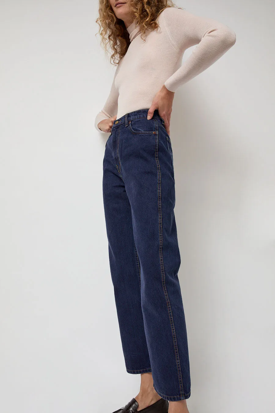 B Sides Plein High Rise Straight in Van Blue sold by No. 6 product image thumbnail 5