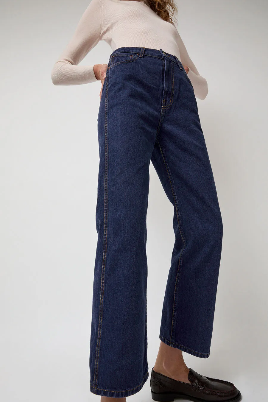 B Sides Plein High Rise Straight in Van Blue sold by No. 6 product image thumbnail 3