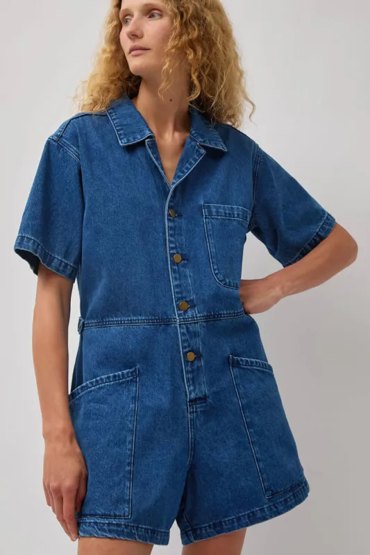 No.6 Bree Jumper in Medium Blue Wash sold by No. 6