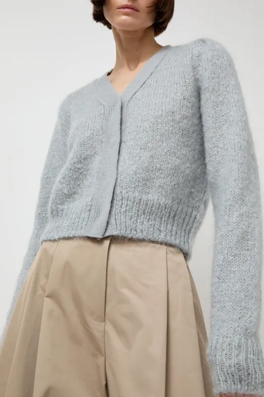 Amomento Grandma Cardigan in Light Mint sold by No. 6