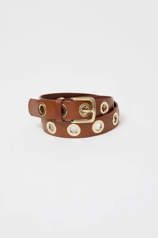 Herbert Frere Soeur La Grande Keller Belt in Nutella sold by No. 6