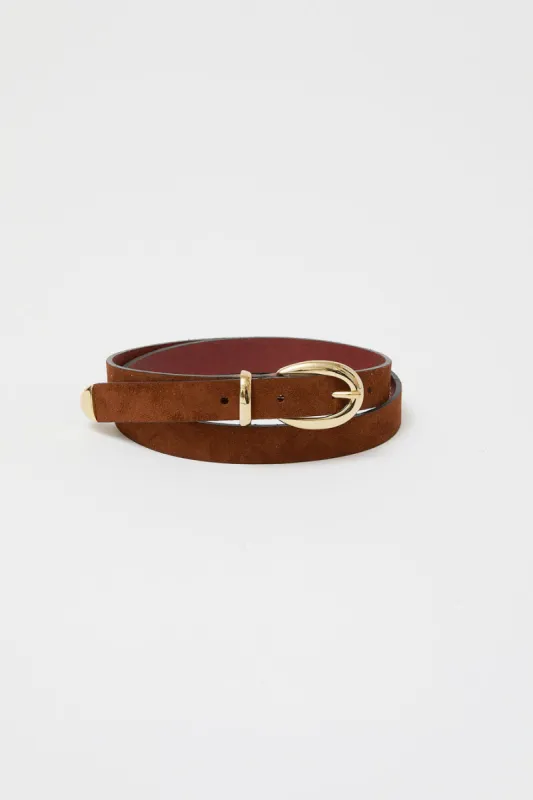 Herbert Frere Soeur La Frieda Belt in Choco Camp sold by No. 6