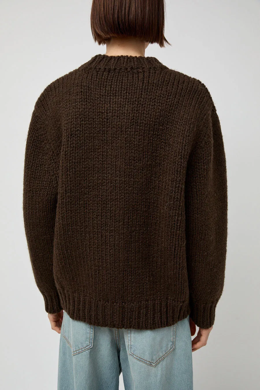 Amomento Hand Knitted Cardigan in Dark Brown sold by No. 6 product image thumbnail 5