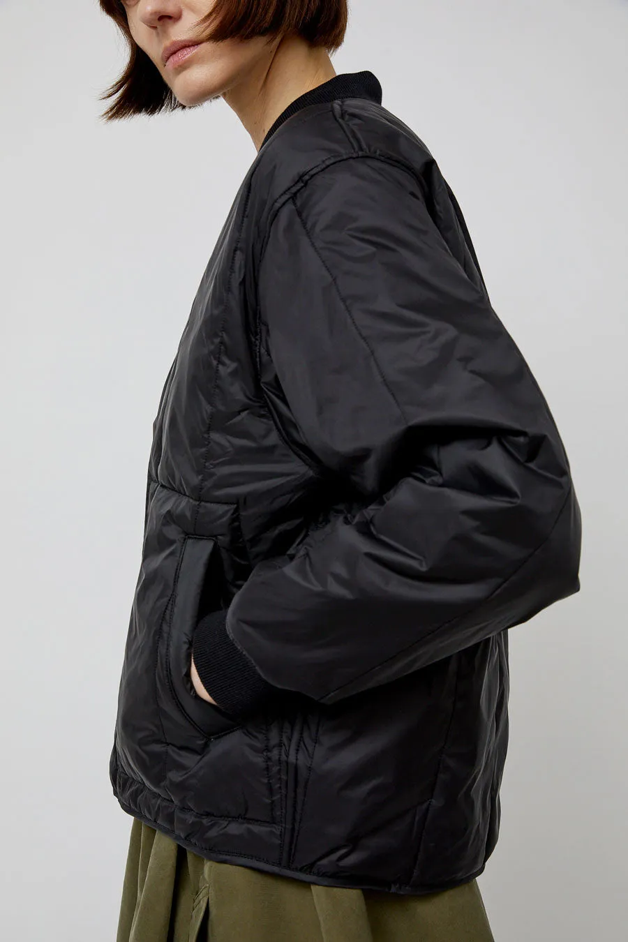 Girls of Dust Frostbomber Jacket in Black sold by No. 6 product image thumbnail 2