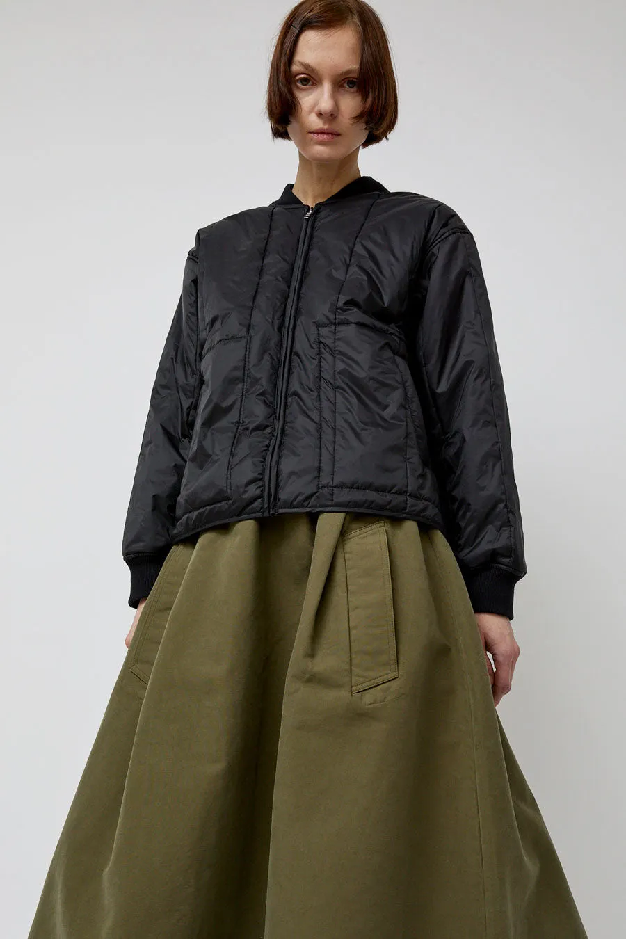 Girls of Dust Frostbomber Jacket in Black sold by No. 6