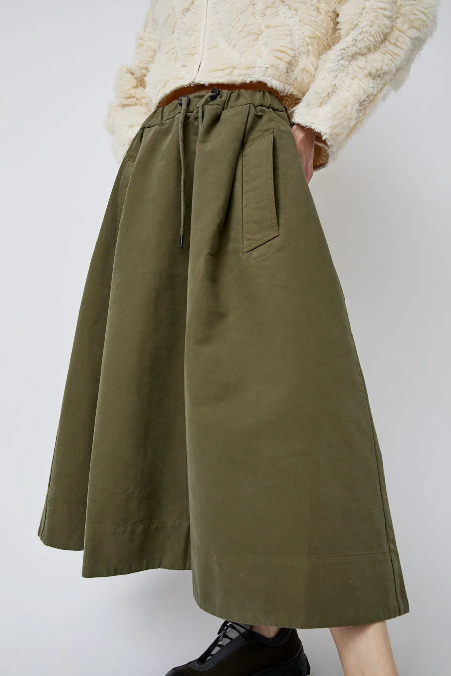 Girls of Dust Meadow Skirt in Dark Olive sold by No. 6 product image thumbnail 2