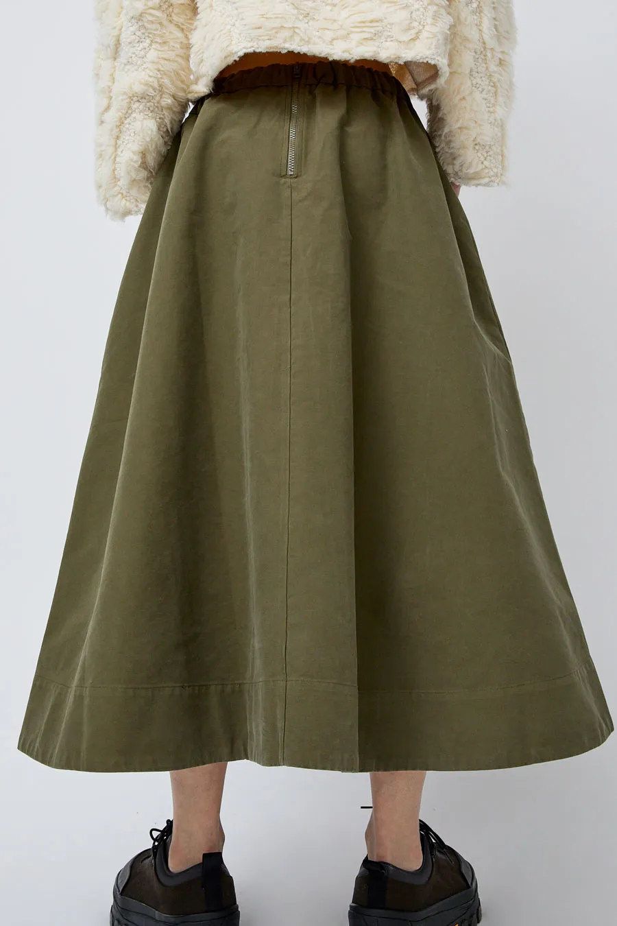 Girls of Dust Meadow Skirt in Dark Olive sold by No. 6 product image thumbnail 5