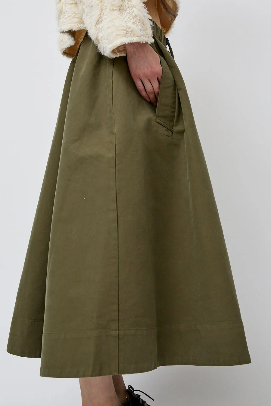 Girls of Dust Meadow Skirt in Dark Olive sold by No. 6 product image thumbnail 4
