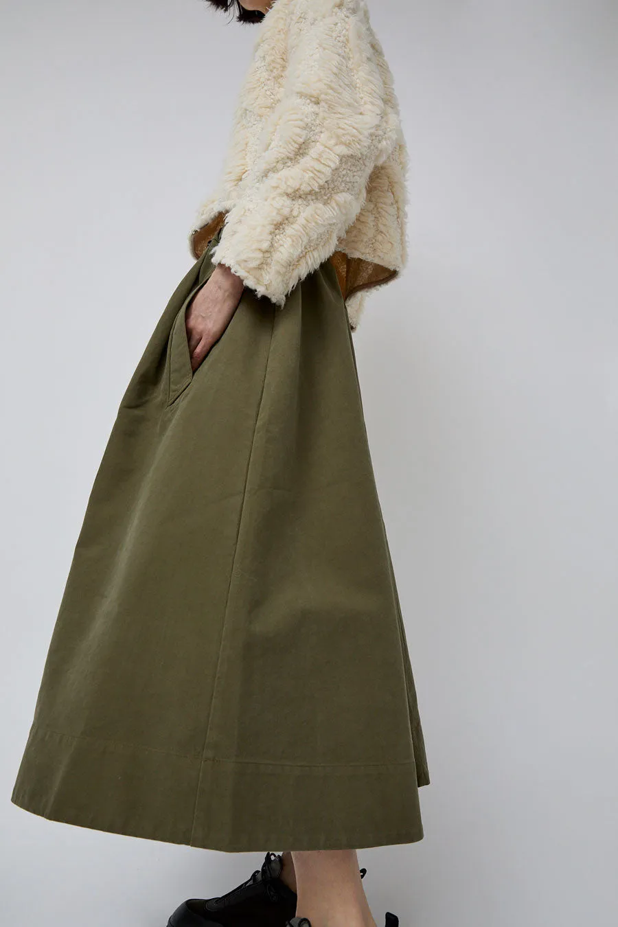 Girls of Dust Meadow Skirt in Dark Olive sold by No. 6 product image thumbnail 3