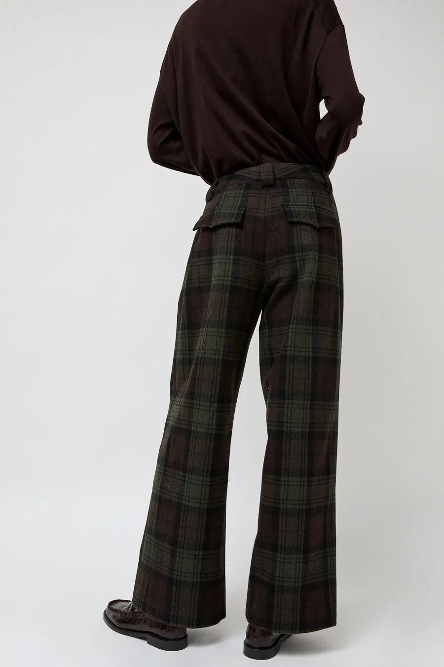 No.6 Kent Pant in Brown and Green sold by No. 6 product image thumbnail 5