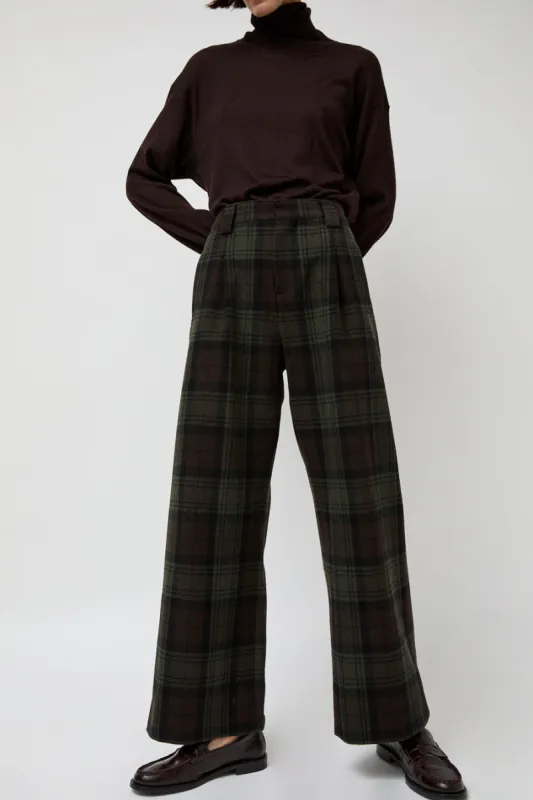 No.6 Kent Pant in Brown and Green sold by No. 6